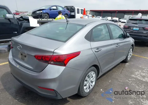 2022 Hyundai Accent Se из США, поврежденный, VIN 3KPC24A67NE183607
